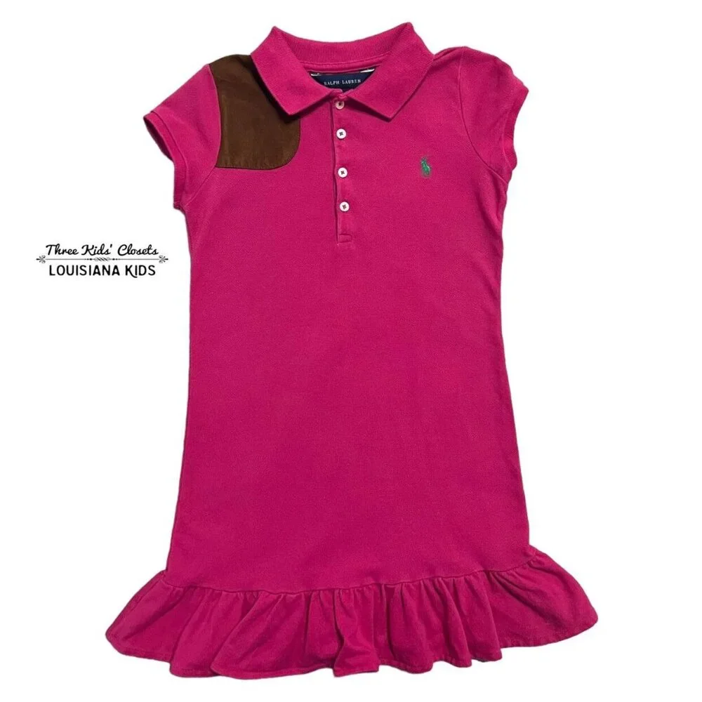 Ralph Lauren 6Y Pink Polo Dress